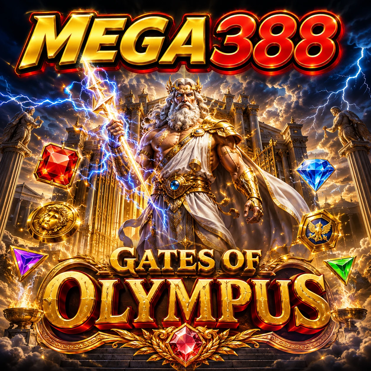 MEGA388 Sensasi Maxwin Petir X5000 Deposit Kilat Visual